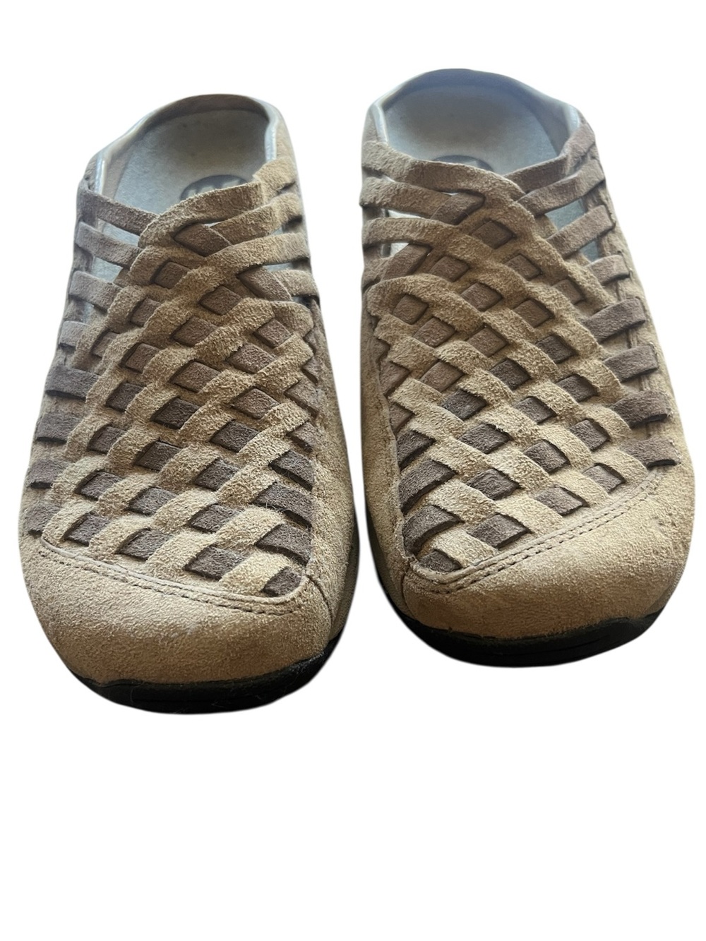Merrell suede mules primo weave tumbleweed 9.5 - Picture 3 of 8